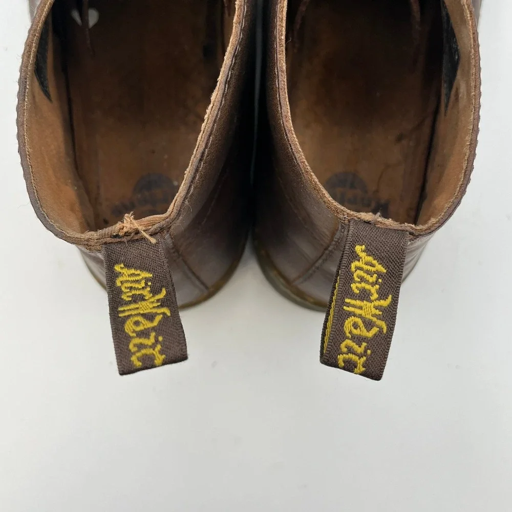 Dr. Martens Cabrillo Leather Chukka Ankle Boots Brown‎ Mens US 12 UK 11 READ